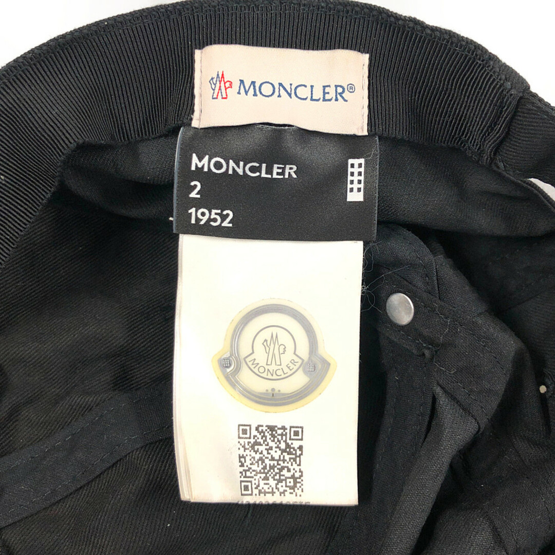 MONCLER モンクレール × AWAKE NY ロゴ 刺繍 キャップ ブラック 正規品 / 24051A 6