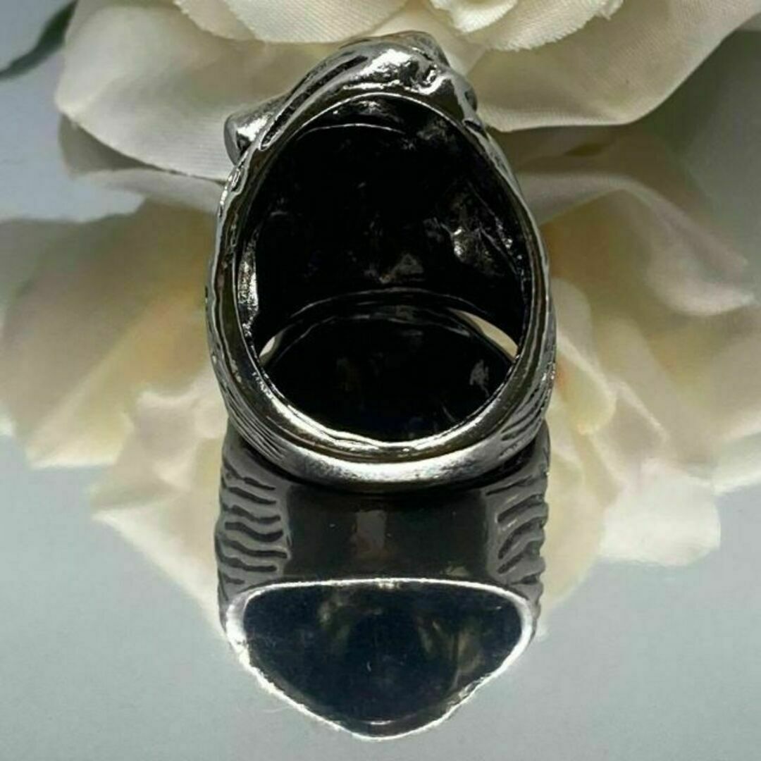 シルバー リング 指輪 エンジェル 女神 天使 ヴィンテージ おしゃれ 29号 メンズのアクセサリー(リング(指輪))の商品写真