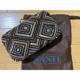 SANTI - SANTI クラッチバック がまぐち 結婚式 パーティの通販 by