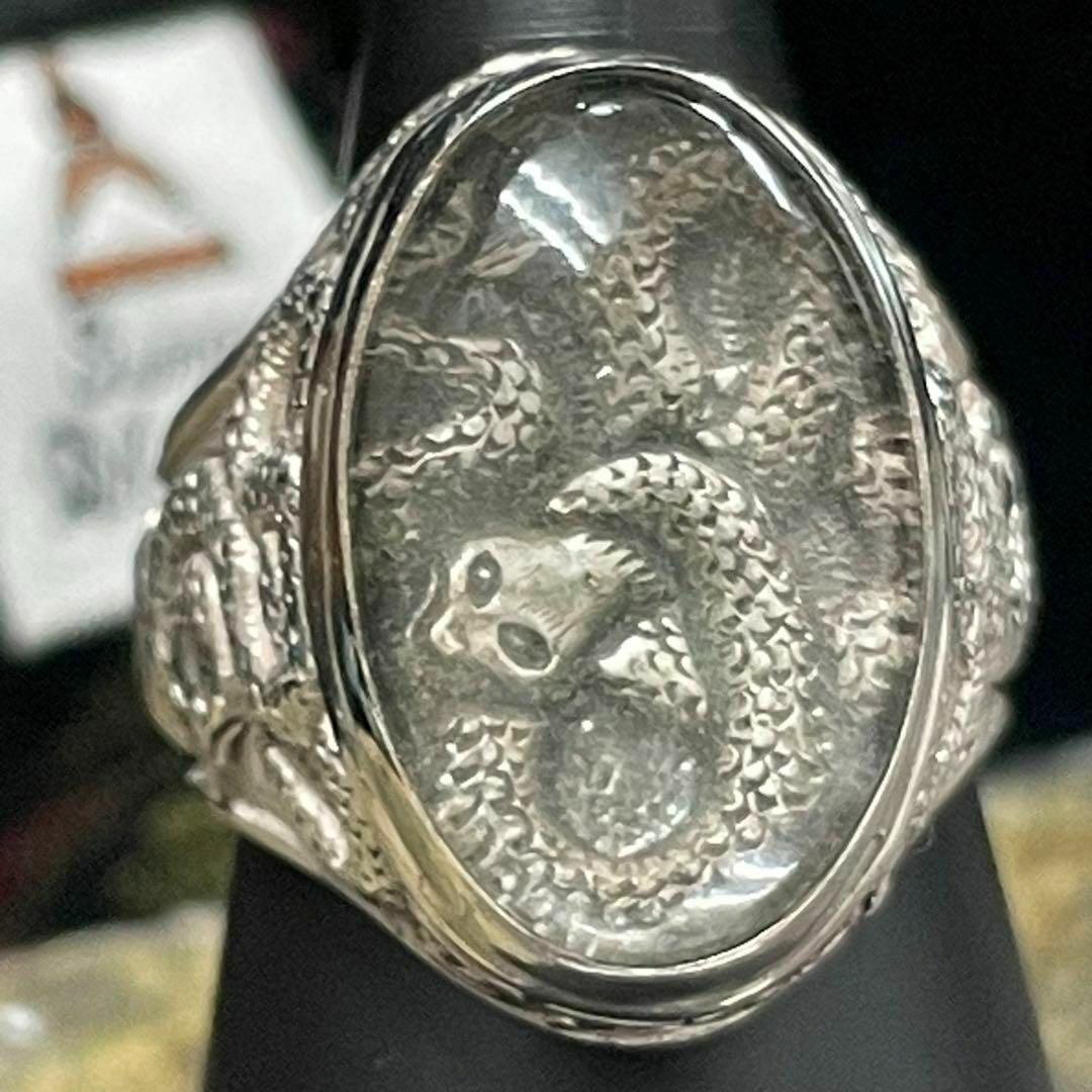 SumanDhakhwa スーマンダックワ　リング蛇 メンズのアクセサリー(リング(指輪))の商品写真