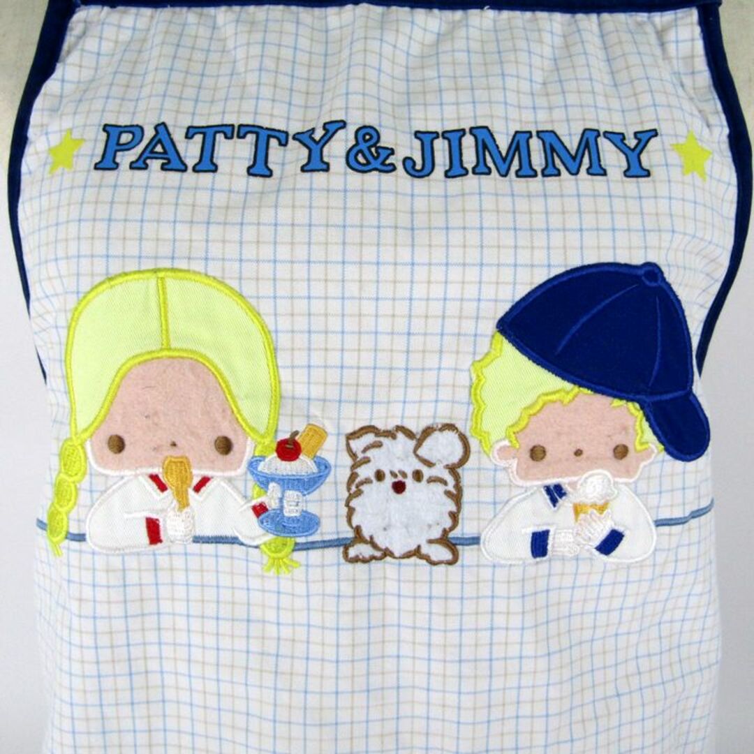 サンリオ - サンリオ エプロン パティ&ジミー PATTY&JIMMY チェック柄