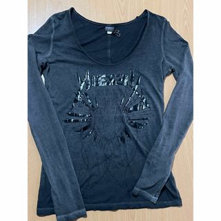 00s Archive Diesel パンク グランジ ロング Tシャツ - Tシャツ