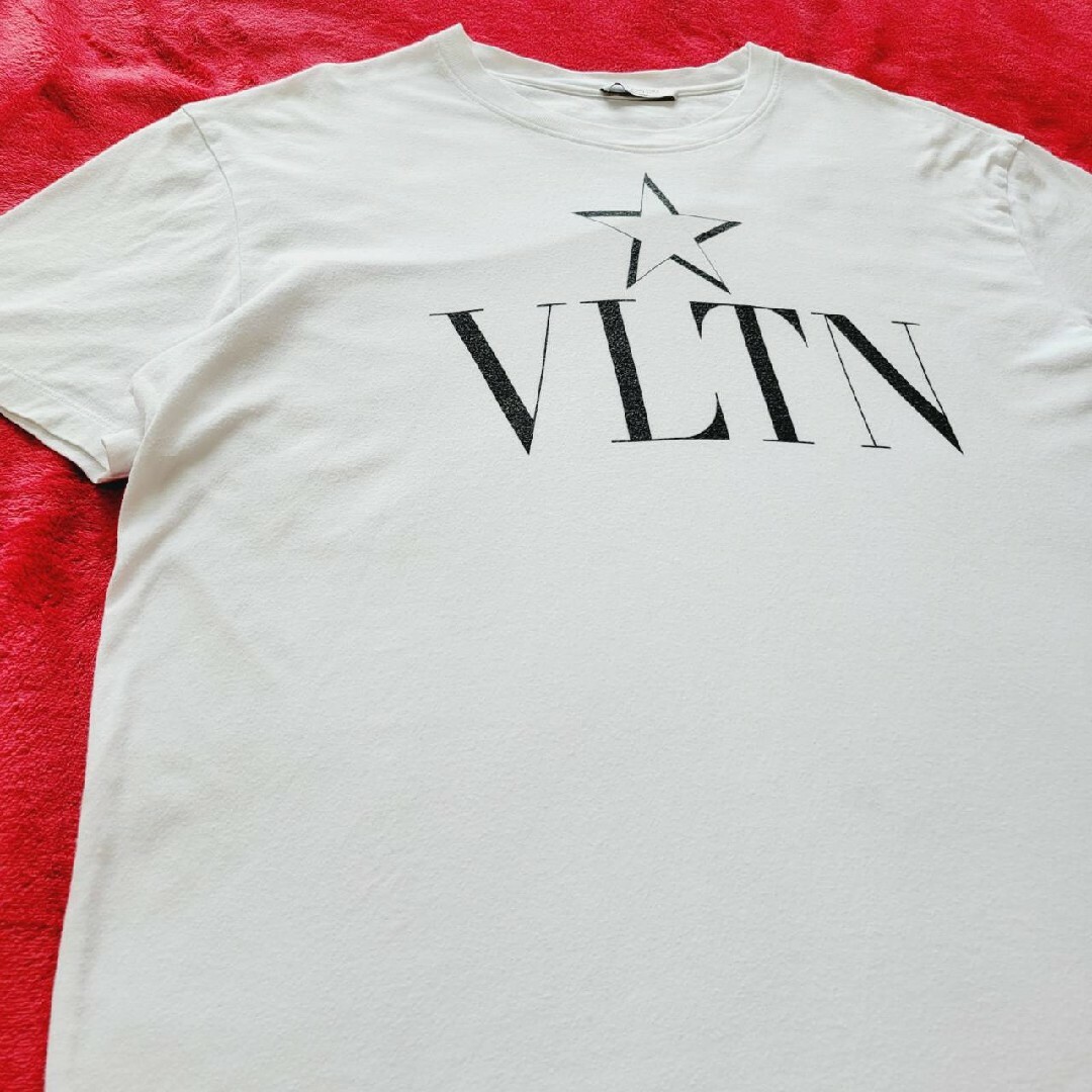 XL】VALENTINO ヴァレンチノ スター ロゴ プリント Tシャツ-