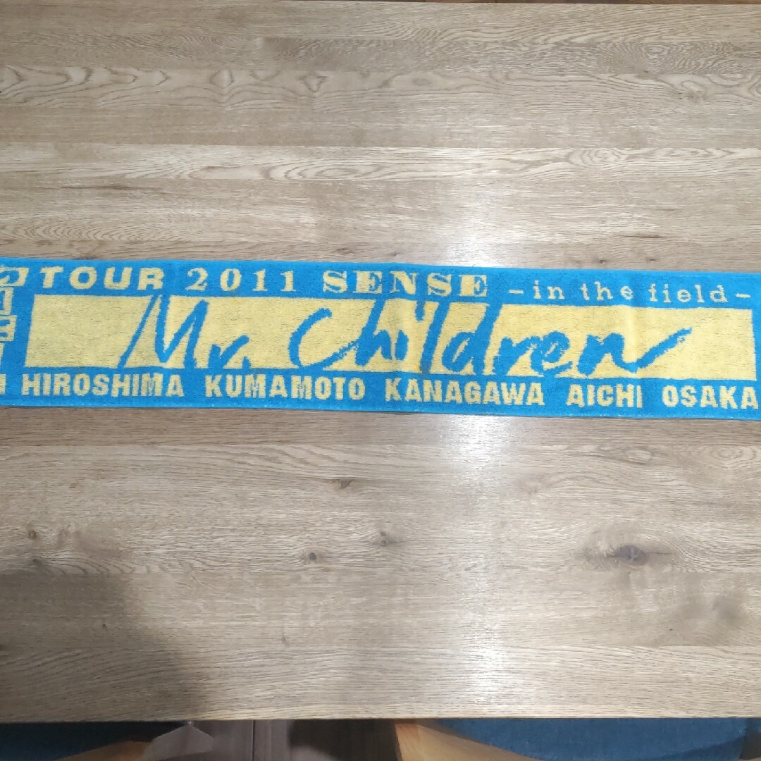 Mr.Children(ミスターチルドレン)のMr.ChildrenTOUR2011SENSE　タオル エンタメ/ホビーのタレントグッズ(ミュージシャン)の商品写真