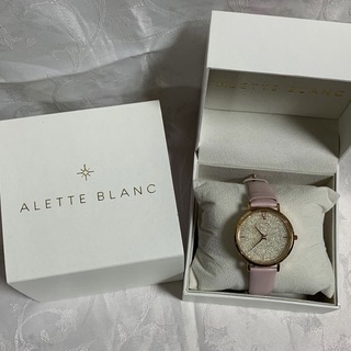 新品未使用　ALETTE BLANC アレットブラン ムーンフラワーコレクション(腕時計)