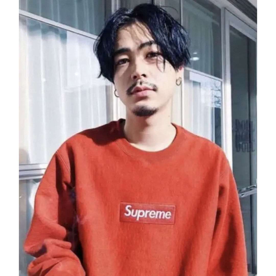 supreme シュプリーム crewnec S 18aw 成田凌着用 rustのサムネイル