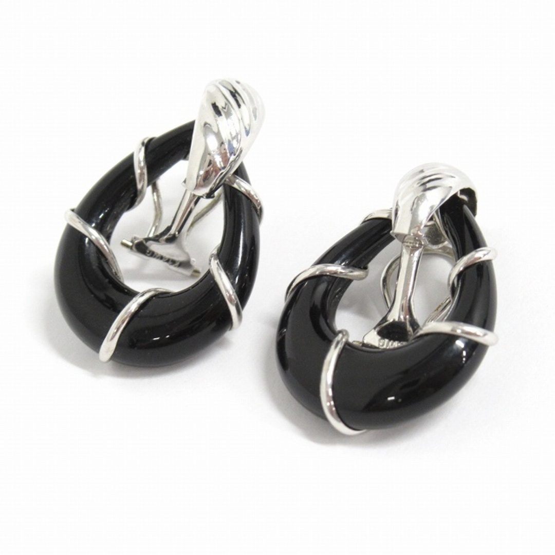other - 美品 K14WG オニキス イヤリング アクセサリー ジュエリー 約