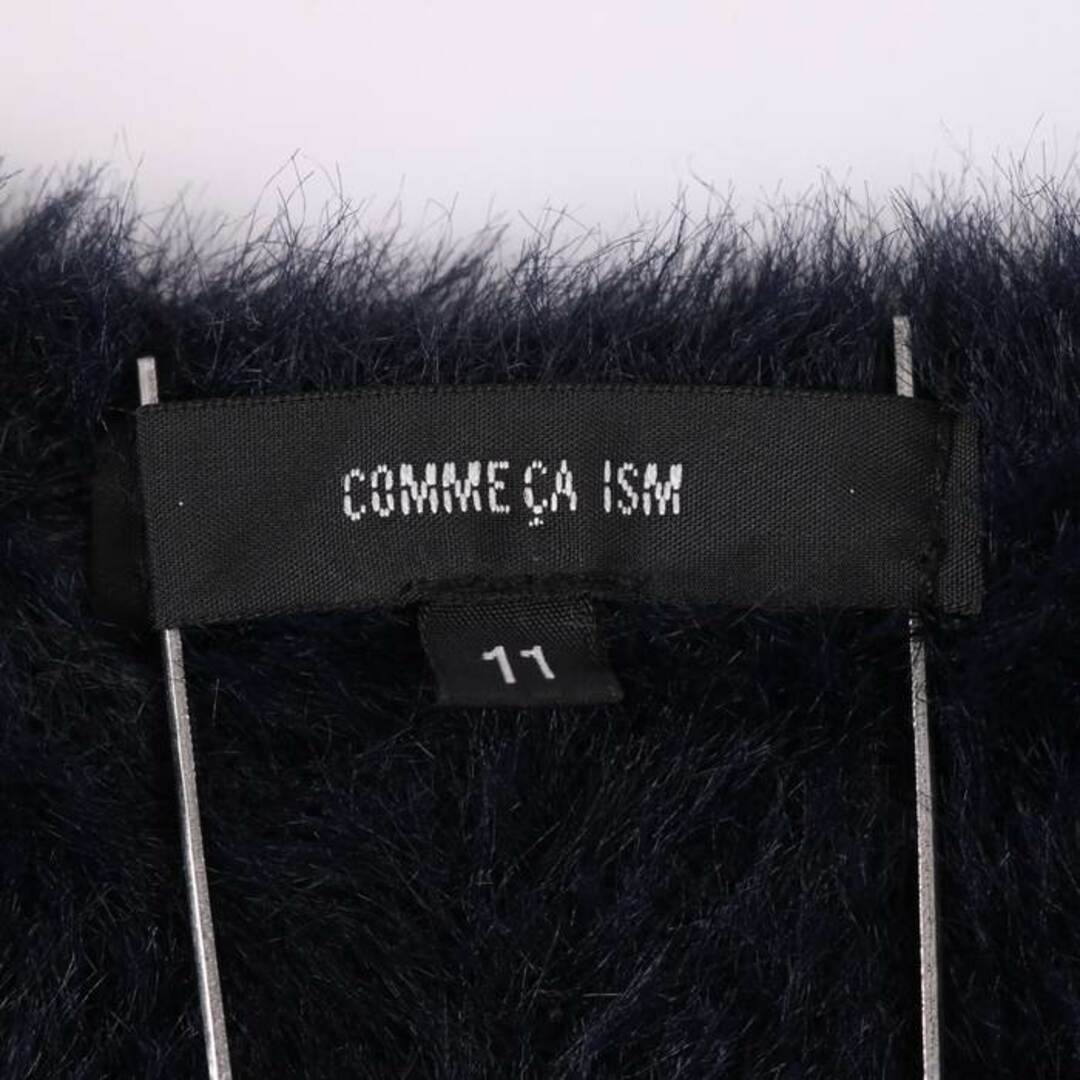 COMME CA ISM(コムサイズム)のコムサイズム ニット セーター 長袖 大きいサイズ シャギー Vネック 無地 トップス レディース 11サイズ ネイビー COMME CA ISM レディースのトップス(ニット/セーター)の商品写真