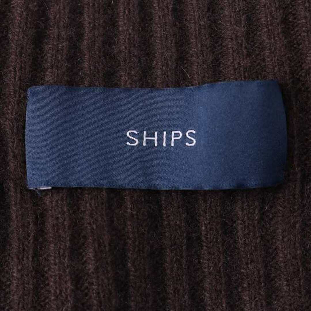 SHIPS(シップス)のシップス ニット セーター 長袖 ウール/カシミア混 リブ シンプル 無地 M相当 トップス レディース フリーサイズ ブラウン SHIPS レディースのトップス(ニット/セーター)の商品写真