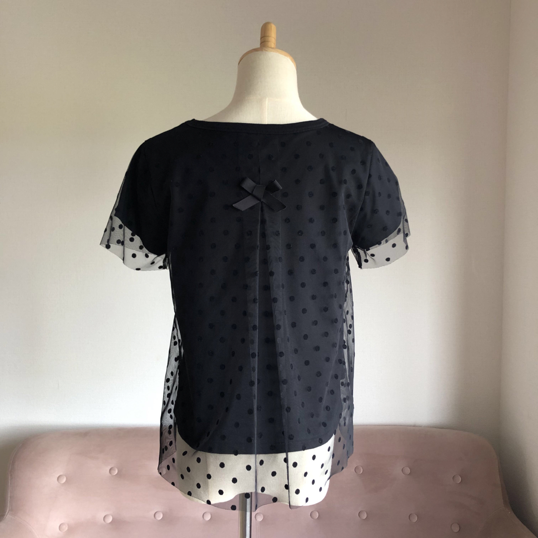 franche lippee(フランシュリッペ)のフランシュリッペ　チュール　Tシャツ　Ｍ レディースのトップス(Tシャツ(半袖/袖なし))の商品写真