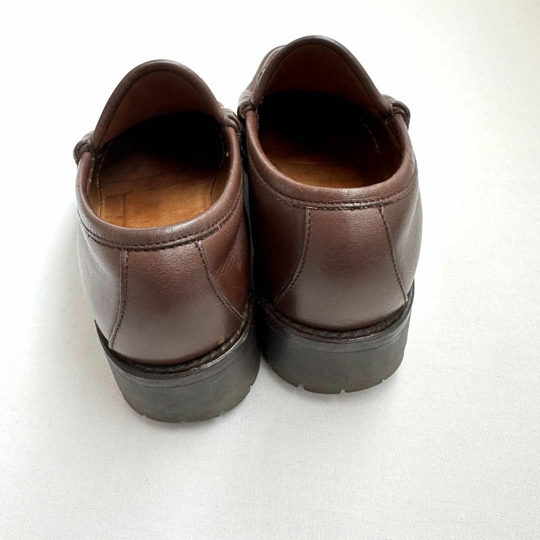 【GUCCI】ホースビット　ローファー　革靴　23.0cm ブラウン