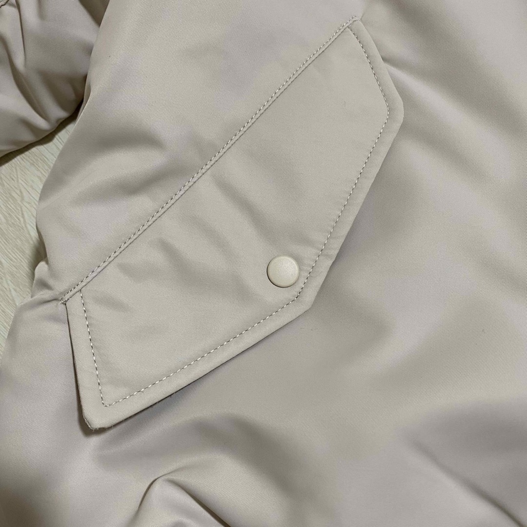 UNIQLO(ユニクロ)の完売色❣️UNIQLO  ＭＡ-1 ブルゾン オフホワイト XLサイズ レディースのジャケット/アウター(ブルゾン)の商品写真