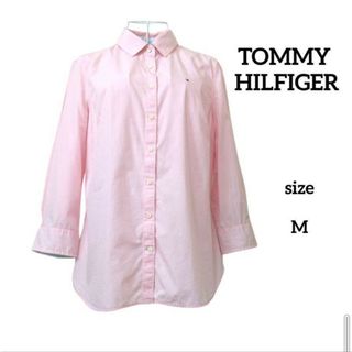 トミーヒルフィガー(TOMMY HILFIGER)のTOMMY HILFIGER レギュラーシャツ レディーストップス 綿100%(シャツ/ブラウス(長袖/七分))