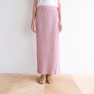 シールームリン(SeaRoomlynn)のsearoomlynn PAPER KNIT WRAP SLITスカート(ロングスカート)