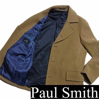 ポールスミス(Paul Smith)のPS Paul Smith ポールスミス ウール シングル Pコート キャメル(ピーコート)