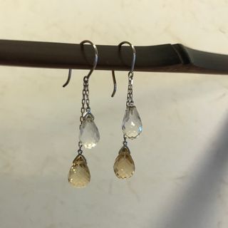 ケイウノ(K.UNO)のK18 & PT ドロップピアス　✨(ピアス)