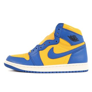 ナイキ(NIKE)のNIKE ナイキ サイズ:27.0cm WMNS AIR JORDAN 1 HIGH OG REVERSE LANEY (FD2596-700) ウィメンズ エアジョーダン1 ハイ リバース レイニー バーシティメイズ ゲームロイヤル WMNS US10 ハイカット スニーカー シューズ 靴 【メンズ】(スニーカー)