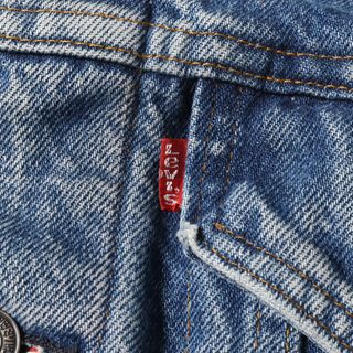 Levis リーバイス 80s 71411-0816 チェックネル生地ライナー付き