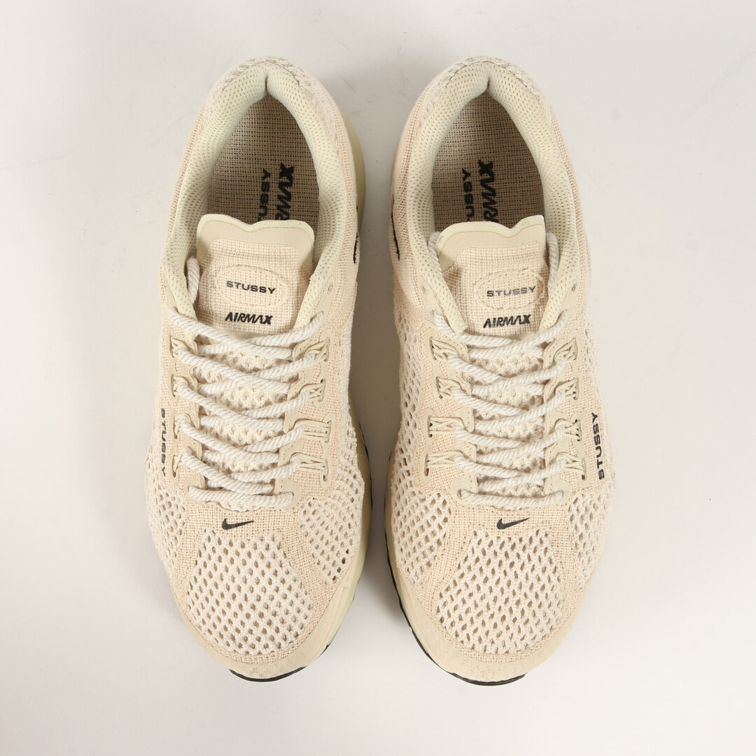 STUSSY ステューシー サイズ:27.5cm 22SS NIKE AIR MAX 2013 STUSSY FOSSIL (DM6447-200)  ナイキ エア マックス フォッシル ブラク US9.5 ローカット スニーカー コラボ シューズ 靴 【メンズ】【中古】