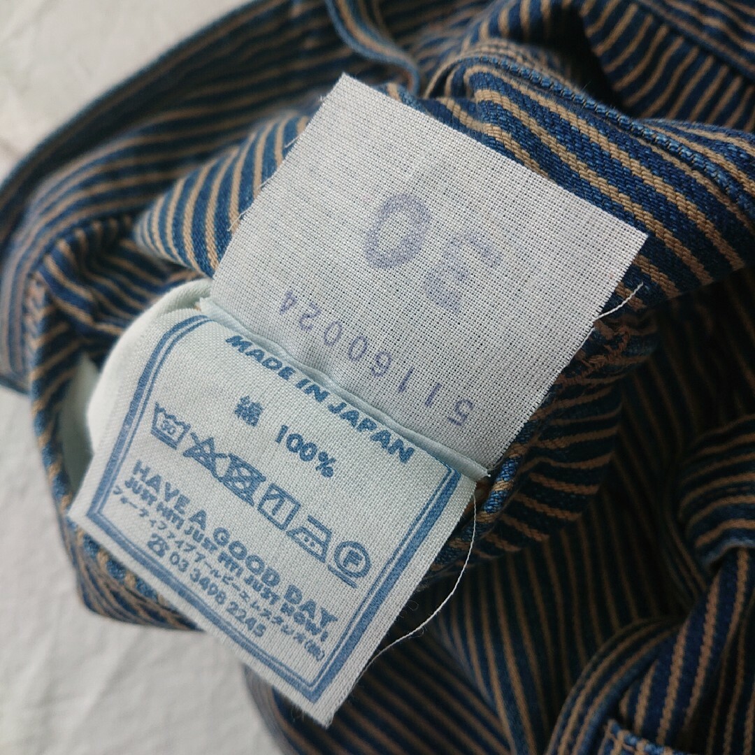 45R - ブラウンヒッコリーの908山ペインター(重)☆30インチの 45R - ブラウンヒッコリーの908山ペインター(重)☆30インチの
