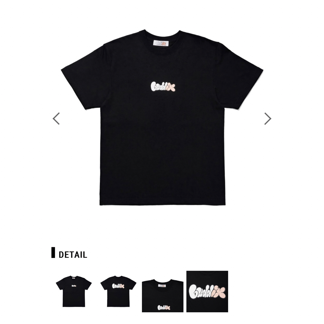 buddix バディ ロゴ半袖Tシャツ 黒 Sサイズ Fantastics