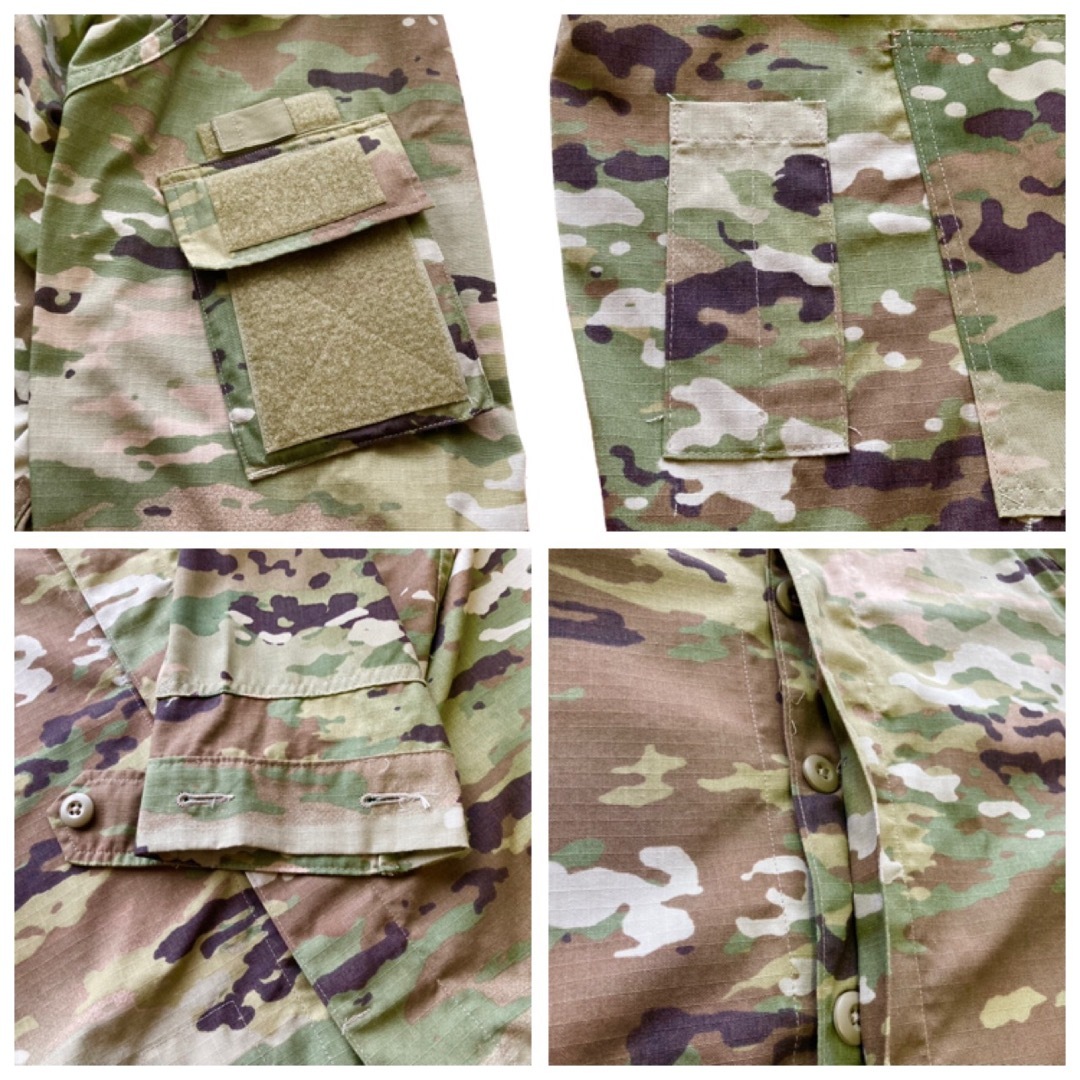 米軍実物 ミリタリー ジャケット BDU マルチカモ 防虫加工 リップストップ
