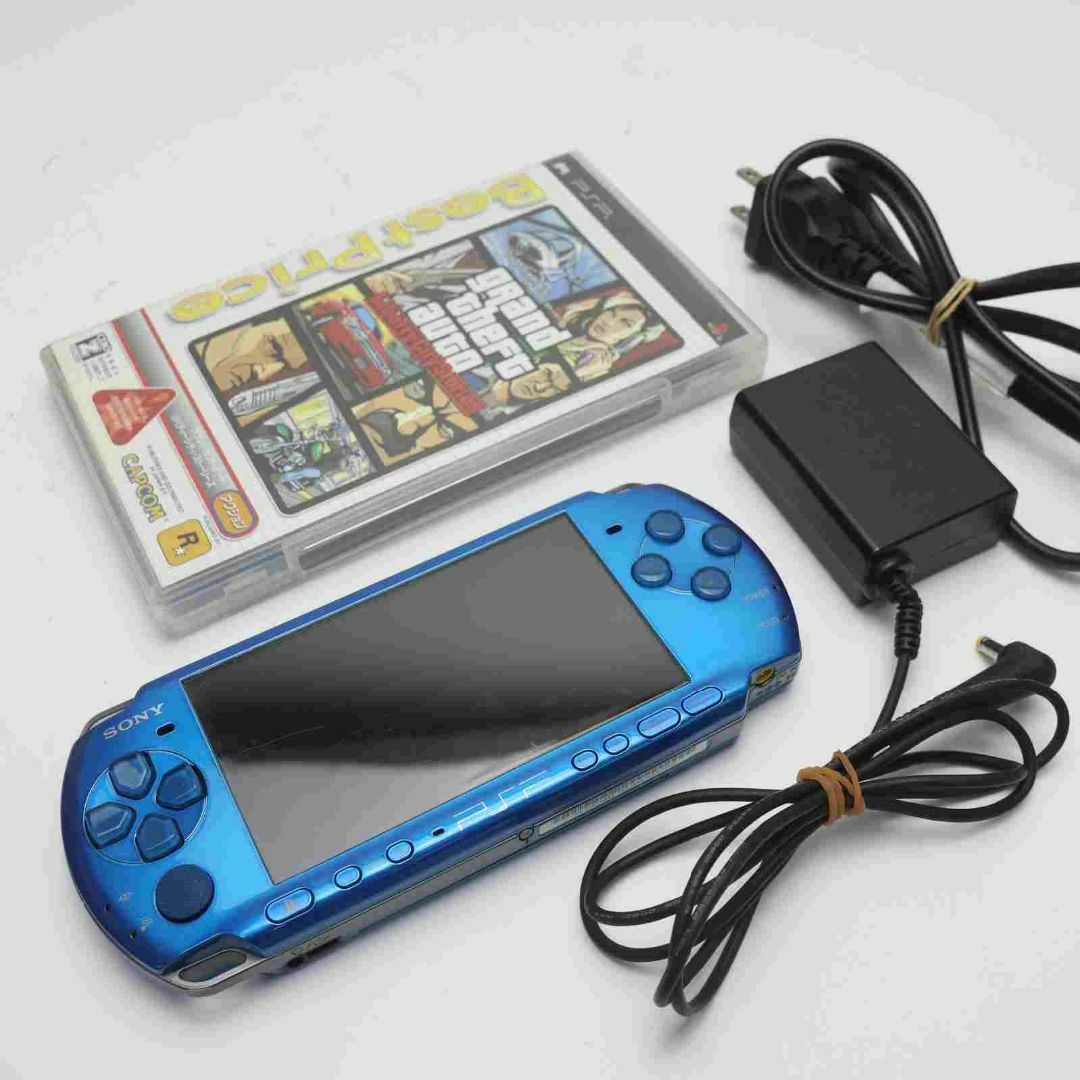 PSP-3000 バイブラント・ブルー - 携帯用ゲーム機本体