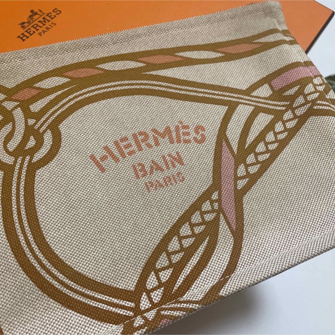 Hermes(エルメス)の★美品　エルメス  ヨッティングポーチGM　トレサージュ・マラン　クラッチ　希少 レディースのファッション小物(ポーチ)の商品写真