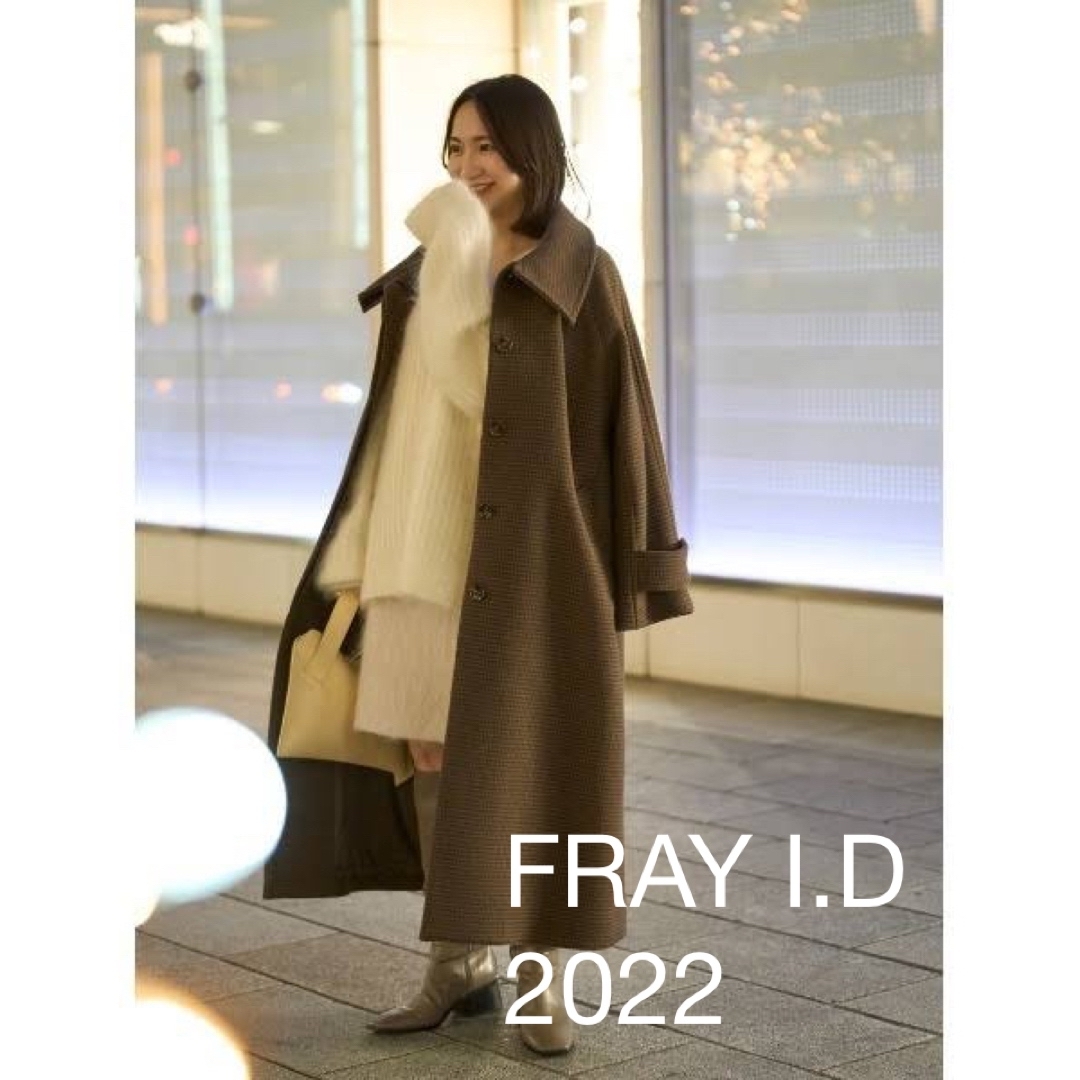 FRAY I.D - fray i.d スタンドカラーバルマカンコート 2022 22awの通販