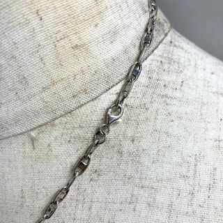 VINTAGEヴィンテージ シルバー豚鼻チェーンネックレス/925/メキシカン