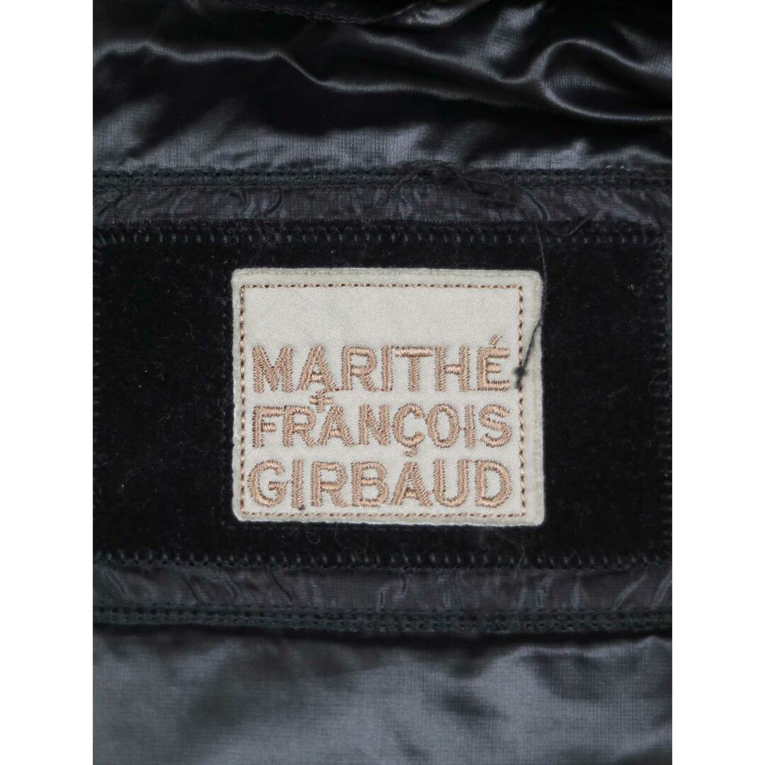 MARITHE + FRANCOIS GIRBAUD(マリテフランソワジルボー)のMARITHE ＋ FRANCOIS GIRBAUD マリテ＋フランソワ ジルボー ナイロンパテッドジップアップベスト ブラック L メンズのジャケット/アウター(ダウンベスト)の商品写真