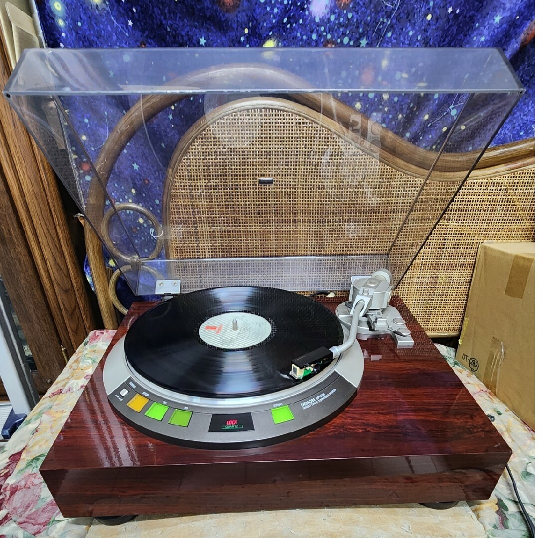 奇跡！レストア超美品！カートリッジ新品DENON レコードプレーヤーDP-57M