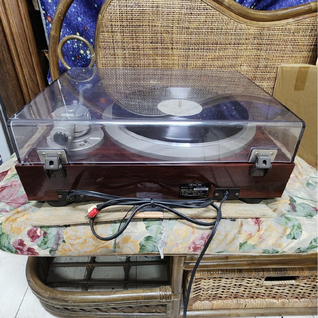 奇跡！レストア超美品！カートリッジ新品DENON レコードプレーヤーDP-57M