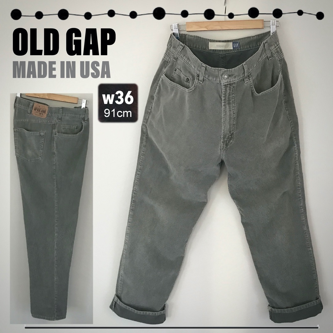 GAP   OLD GAPs USA製コーデュロイジーンズリラックスフィット