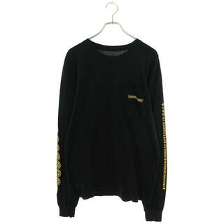 クロムハーツ(Chrome Hearts)のクロムハーツ  CH L/S /1 バックCHプラスプリント長袖カットソー メンズ L(Tシャツ/カットソー(七分/長袖))