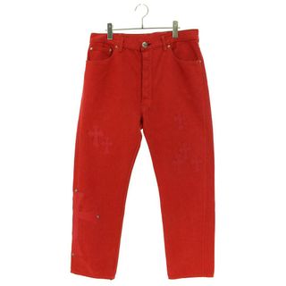 クロムハーツ(Chrome Hearts)のクロムハーツ ×リーバイス LEVI'S  U VNTG JEAN /RED TAB クロスパッチ付きデニムパンツ メンズ 36(デニム/ジーンズ)