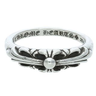 クロムハーツ(Chrome Hearts)のクロムハーツ  BABY CLASSIC/ベイビークラシックフローラルクロス シルバーリング メンズ 20号(リング(指輪))