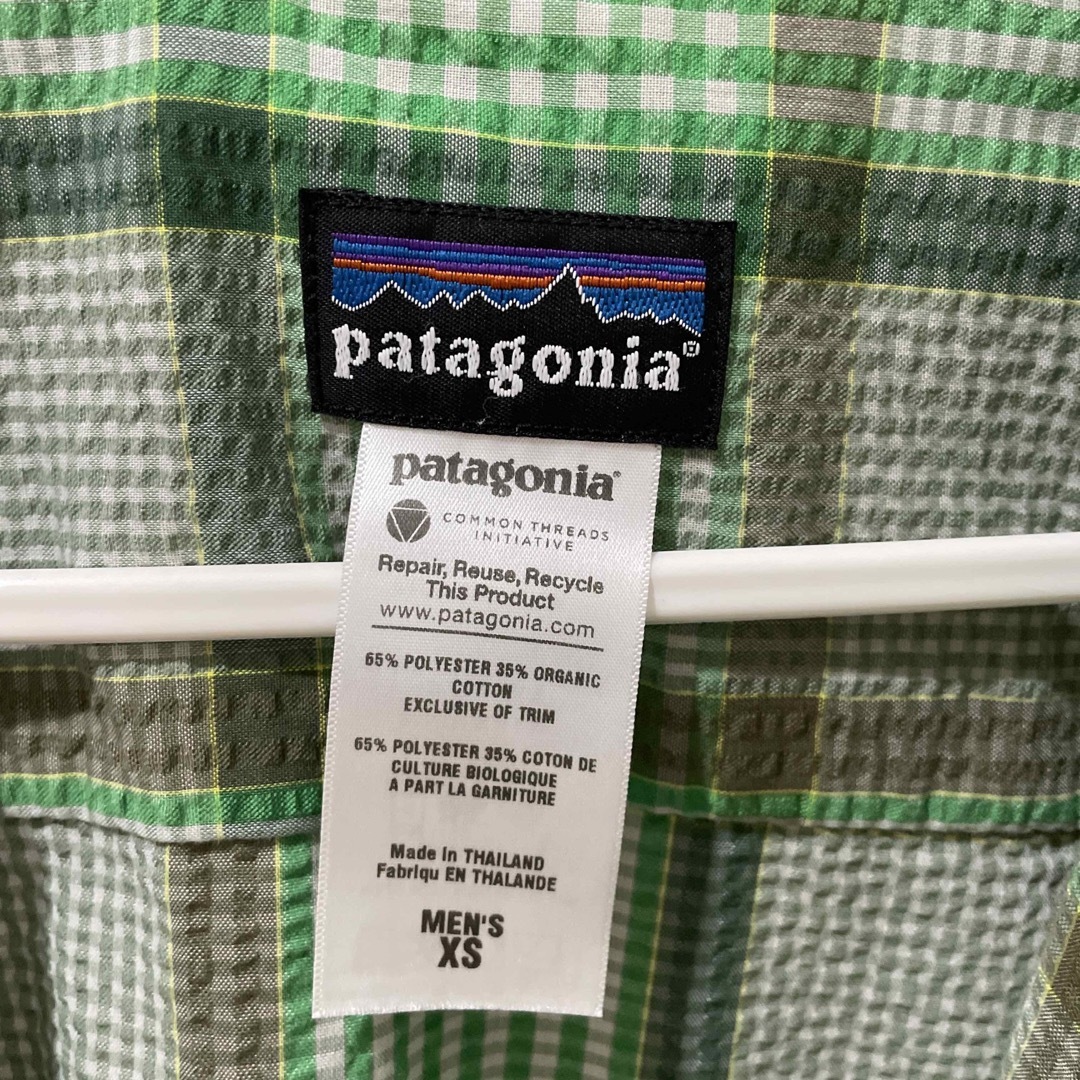 patagonia(パタゴニア)の[美品] patagonia チェック半袖シャツ(XS) メンズのトップス(シャツ)の商品写真