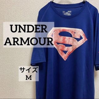 アンダーアーマー(UNDER ARMOUR)のアンダーアーマー　スーパーマン　ヒートギア　Tシャツ　メンズ　M(Tシャツ/カットソー(半袖/袖なし))