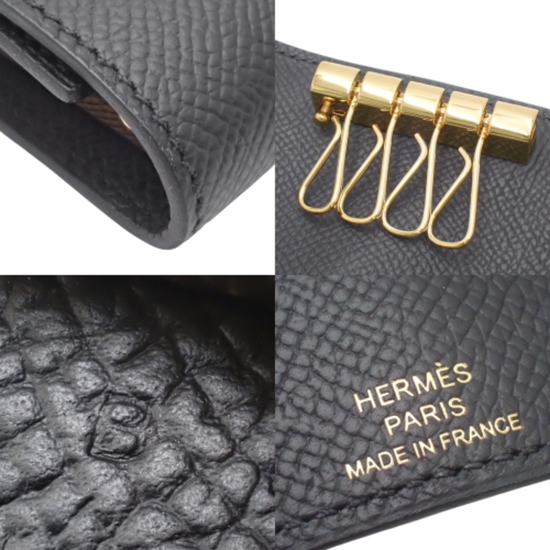 【新品未使用】エルメス HERMES べアン キーケース 黒 ブラック