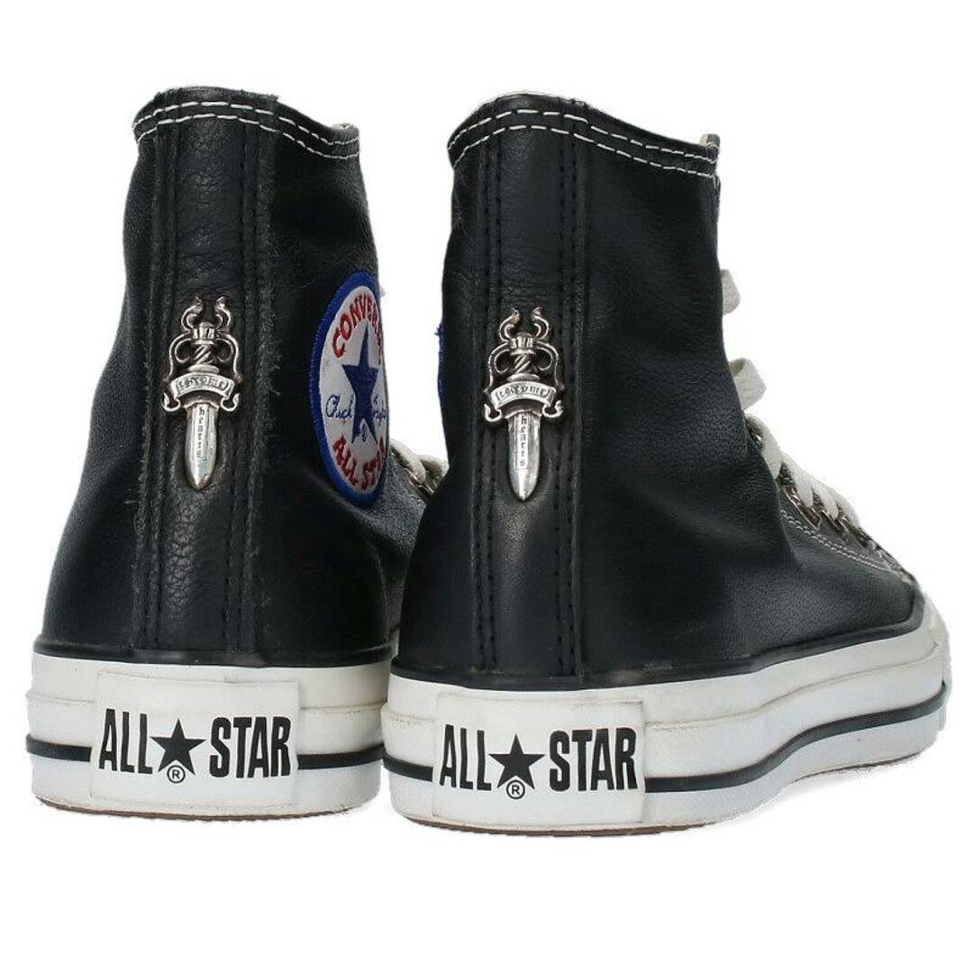 Chrome Hearts(クロムハーツ)のクロムハーツ ×コンバース CONVERSE  CH CONVERSE CANVAS シルバー装飾キャンバスハイカットスニーカー メンズ 24.5cm メンズの靴/シューズ(スニーカー)の商品写真