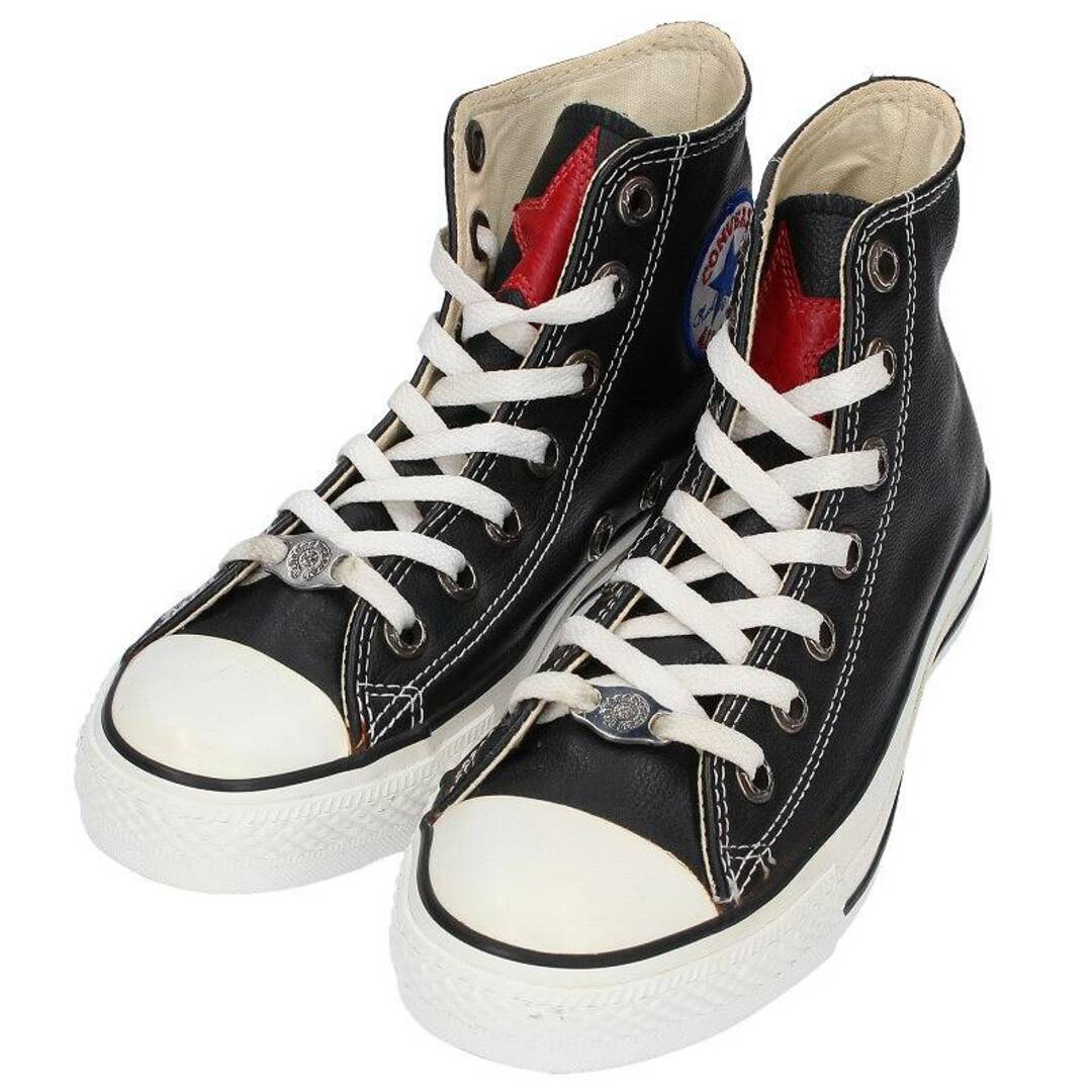 Chrome Hearts(クロムハーツ)のクロムハーツ ×コンバース CONVERSE  CH CONVERSE CANVAS シルバー装飾キャンバスハイカットスニーカー メンズ 24.5cm メンズの靴/シューズ(スニーカー)の商品写真