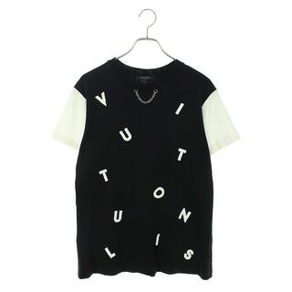 ルイヴィトン(LOUIS VUITTON)のルイヴィトン  FFTS02JG2 ロゴアルファベット刺繍Tシャツ レディース L(Tシャツ(半袖/袖なし))