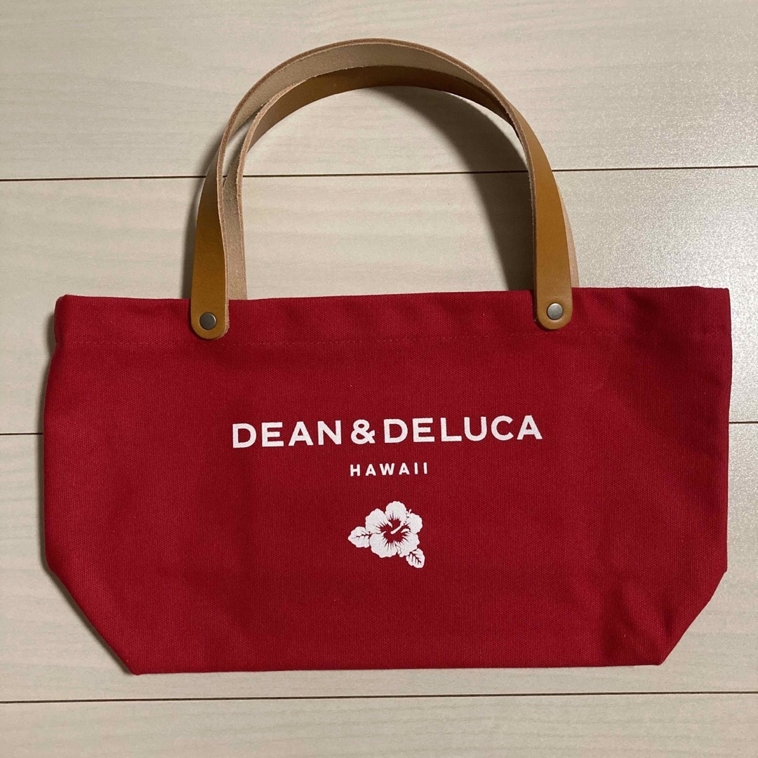 DEAN&DELUCA トートバッグ ディーン＆デルーカ  ハワイ 赤 レッド