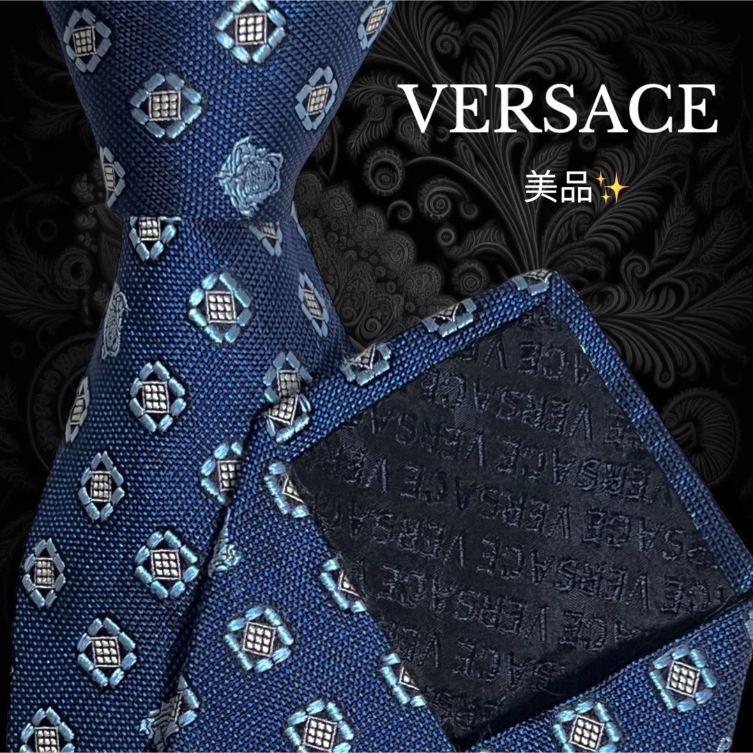 ✨️美品✨️ VERSACE ヴェルサーチ 現行モデル メデューサ ネイビーのサムネイル