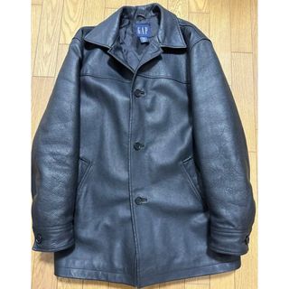 OLD GAP レザー カーコート ジャケット 黒 オールドギャップ 野村訓市