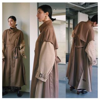 knuthmarf 3way unique trench coat (トレンチコート)