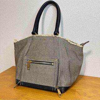 DIESEL ディーゼル 肩掛け トートバッグ ボストンバッグ 黒 布製