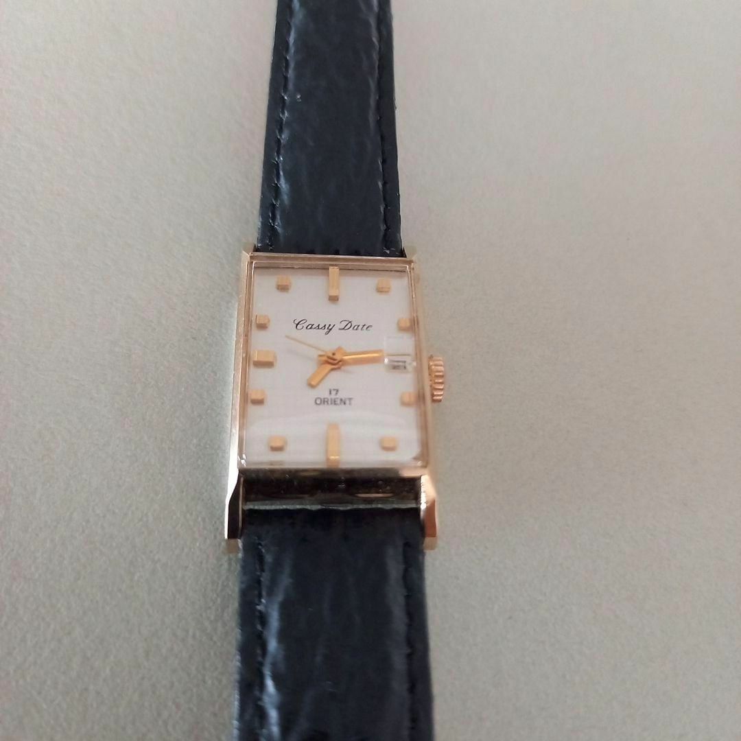 アンティーク手巻き時計 オリエント キャシーデイト レディース - 腕時計