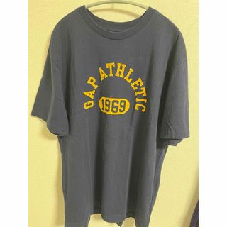 ギャップ(GAP)のL☆GAP☆半袖カレッジTシャツ(紺ネイビー)☆ギャップ(Tシャツ/カットソー(半袖/袖なし))